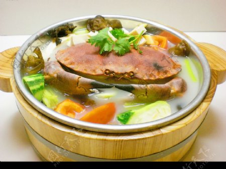 魚湯勝瓜浸法國羔蟹图片