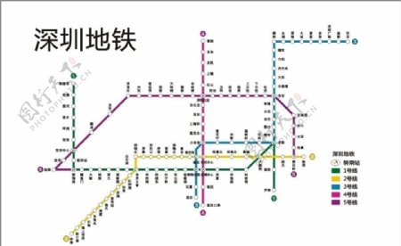 深圳地铁矢量图图片