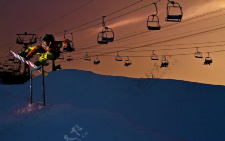 滑雪壁纸图片