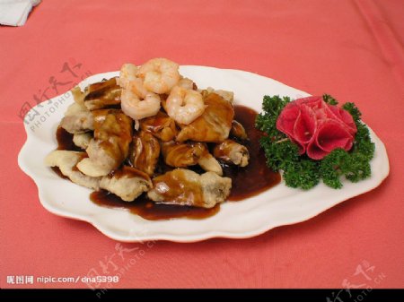 虾仁蟹肉图片