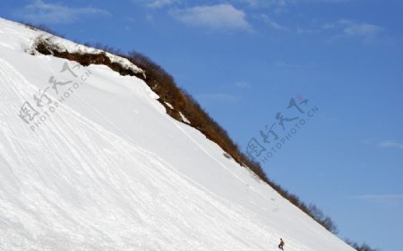 漂亮雪山摄影图片