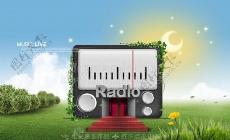 收音机图片