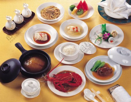 五星大饭店精品中式国宴菜肴图片