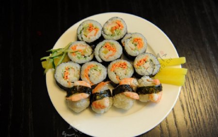 紫霞仙子海鲜寿司图片