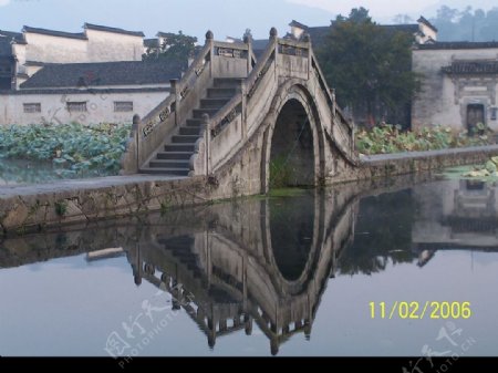 宏村小桥图片