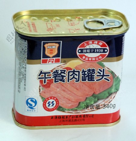 上海梅林午餐肉罐头图片