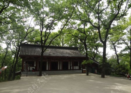 紫蓬山寺庙图片
