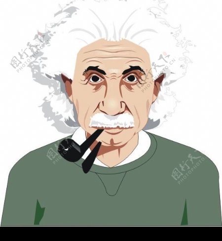 爱因斯坦矢量素材图片