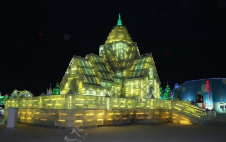 哈尔滨冰灯图片