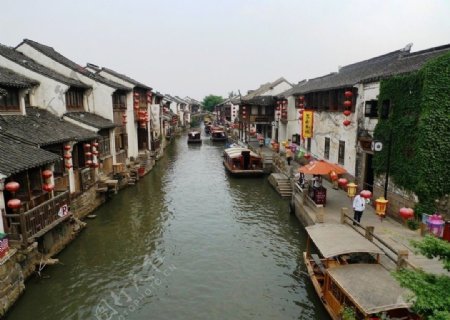 苏州古街河图片