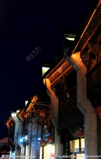 黄山老街图片