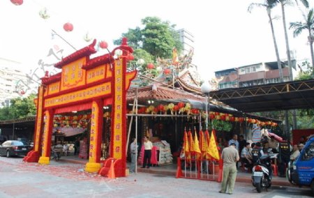 台湾宗教庙宇活动图片