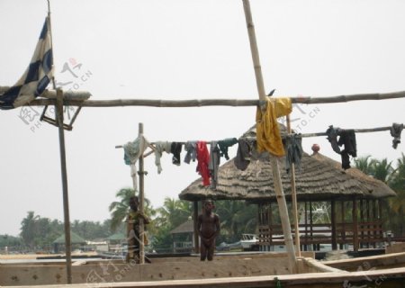 非洲渔民图片