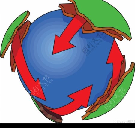 地球天气漫画图片