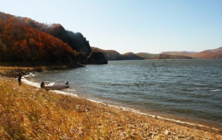 镜泊湖湖水图片