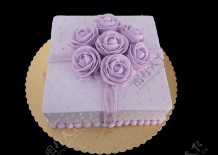 梦幻玫瑰蛋糕图片