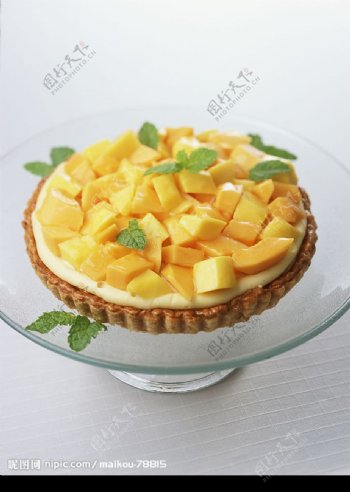 芒果饼图片