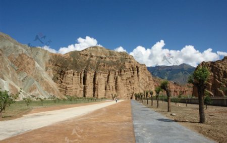 丹霞风景图片