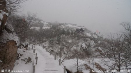 风雪凤凰岭图片