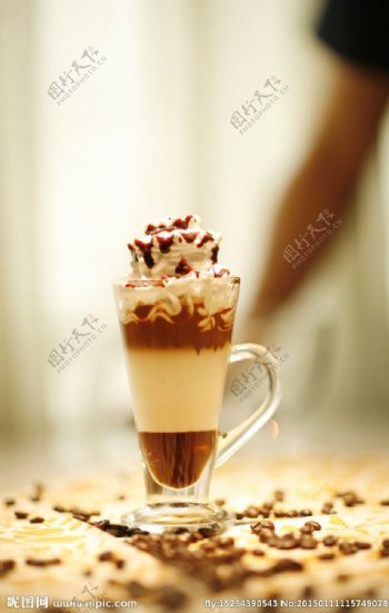 冰咖啡巧克力图片