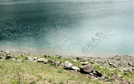 湖面摄影图片