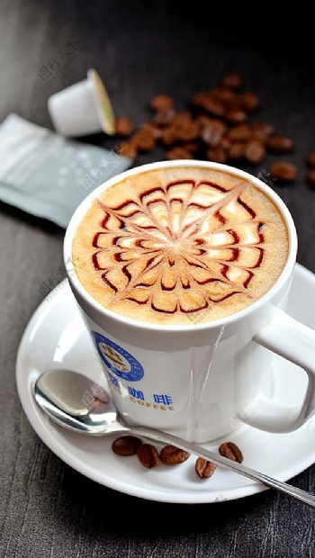 摩卡奇诺咖啡图片