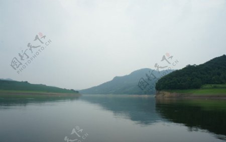 白山湖景色图片