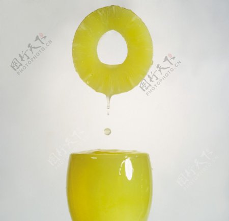 菠萝凤梨汁水果水果汁图片