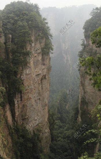 张家界的山峰图片