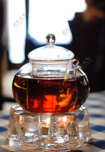 红茶壶图片