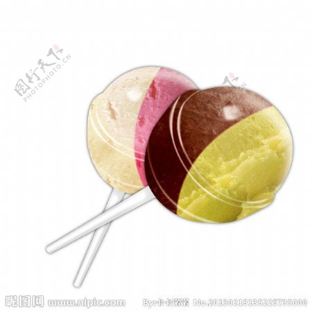 双色冰淇淋棒棒糖图片