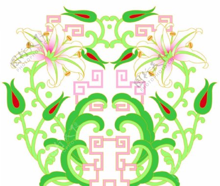 中国式花纹图片