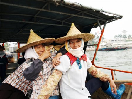 海南渔家姑娘图片