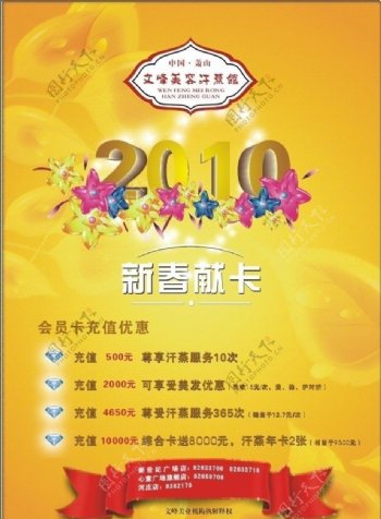 2010新春献卡图片