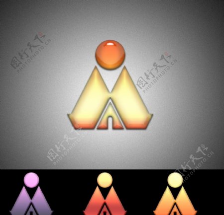 A字形Logo设计图片