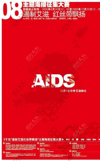 预防艾滋病海报大赛图片