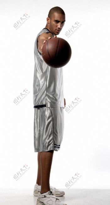 篮球运动活力模特图片