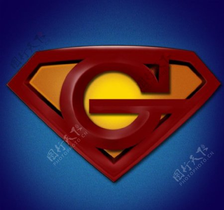 G超人标志设计图片