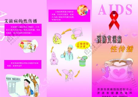 预防艾滋病宣传单图片