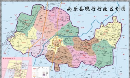 南乐县现行政区图图片