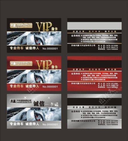 共赢汽车VIP卡图片