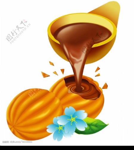 巧克力奶糖图片