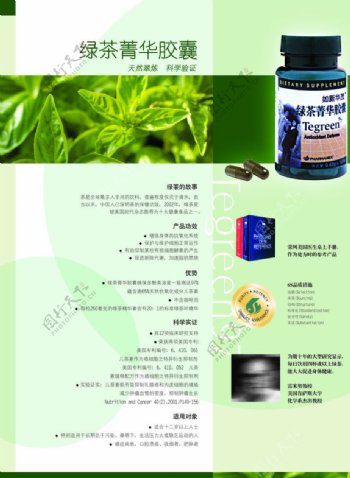 绿茶菁华胶囊图片