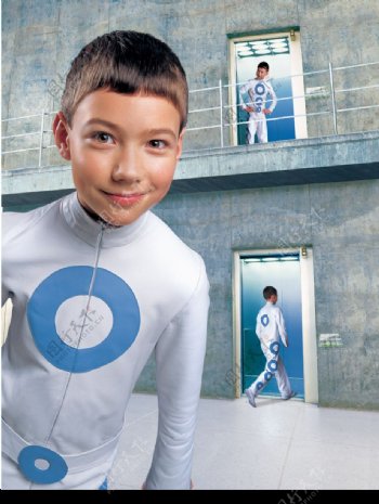 帝森电梯广告男孩篇图片