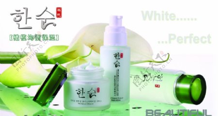 韩国蝶妆化妆品广告图片