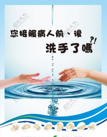洗手衛生海报图片