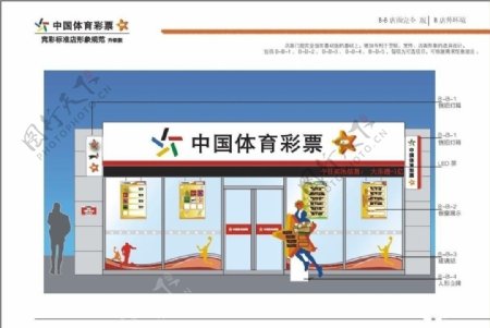中国体育彩票竞彩店形象图片