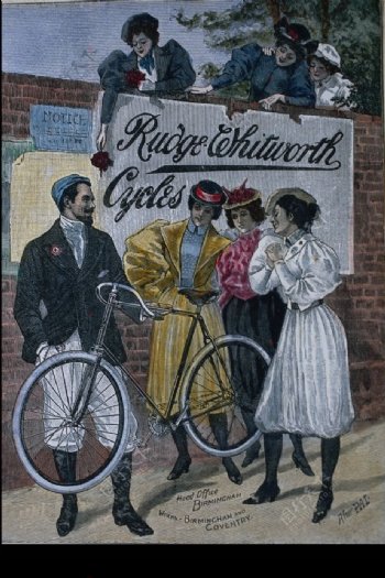 经典自行车广告0082