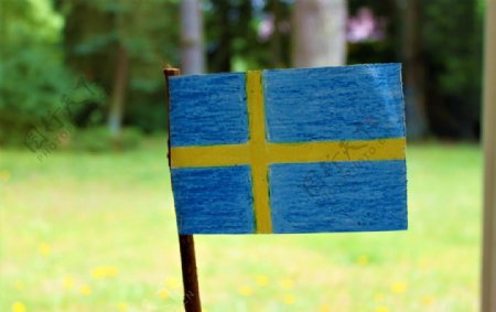 手工瑞典国旗