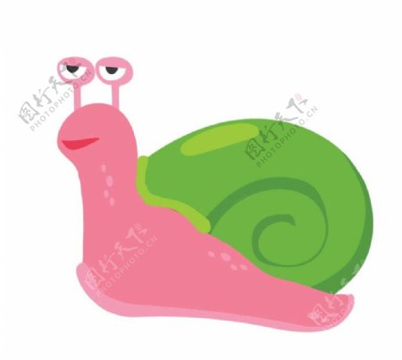 卡通蜗牛